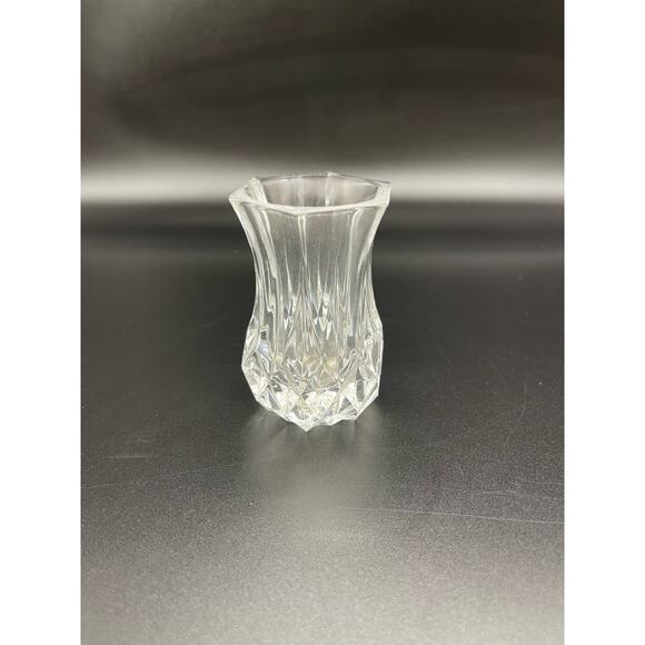 Cristal d’Arques Crystal Lead Vase Toothpick Holder 3" Made in France - Picture 1 of 4